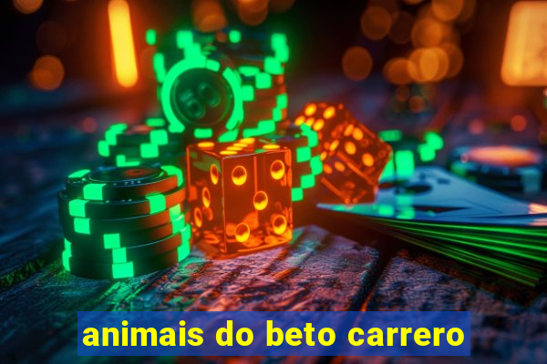 animais do beto carrero