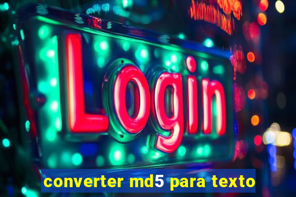 converter md5 para texto