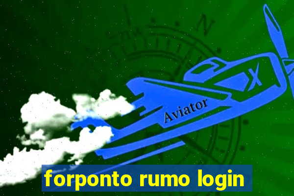 forponto rumo login