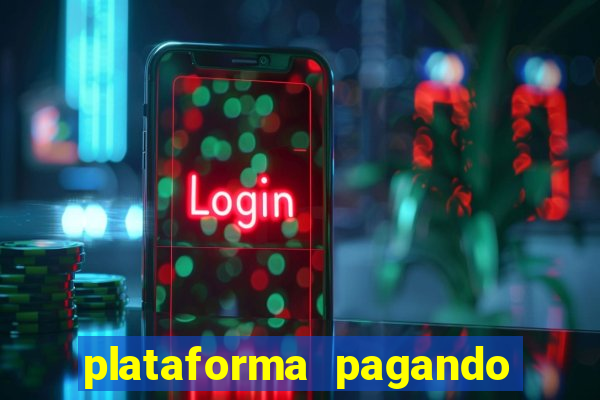 plataforma pagando fortune tiger