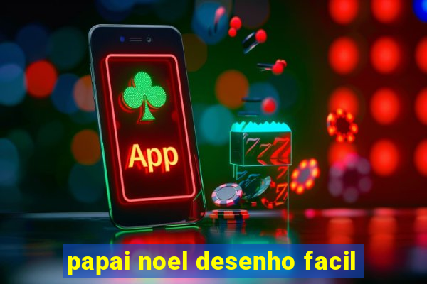 papai noel desenho facil