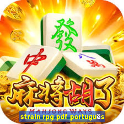 strain rpg pdf português